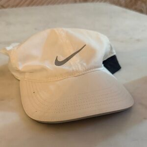 Nike Classic White Cap with Gray Swoosh